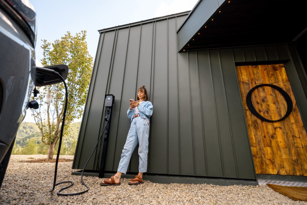 black vinyl siding